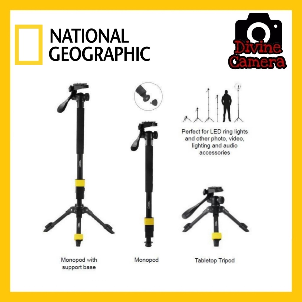 National Geographic NGPM002 Photo 3in1 Tripod Shopee Philippines
