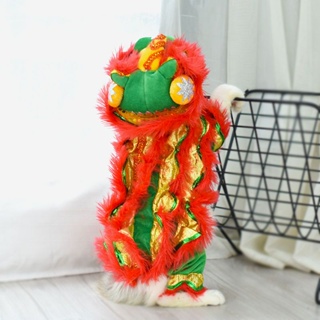 Cat clothes funny and funny clothes spring and autumn lion dance dog clothes vibrato with the same r