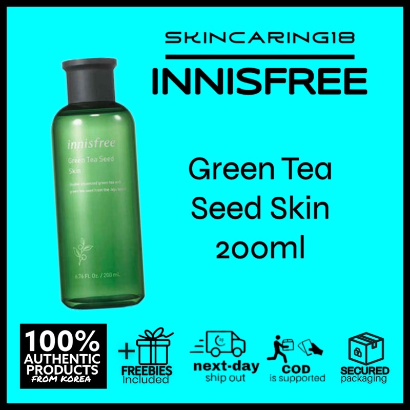 Innisfree Green Tea Seed Skin 200ml By SkinCaring18 Shopee Philippines