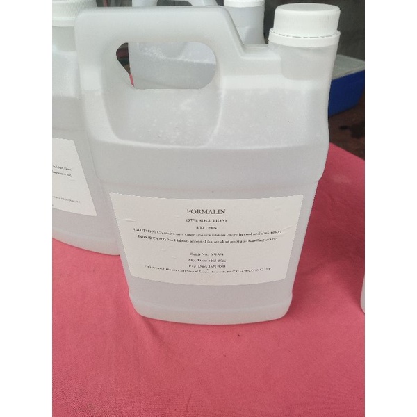 FORMALIN 37% Solution 1gallon (4 Liters) | Shopee Philippines