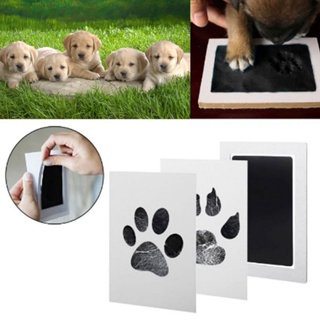 ❀Baby Handprint Footprint Ink Pads Kits Pet Dog Paw Print Souvenir Safe Non-Toxic Gifts B03E