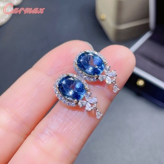Butterfly Sapphire Earrings Elegant Blue Diamond Earrings #4