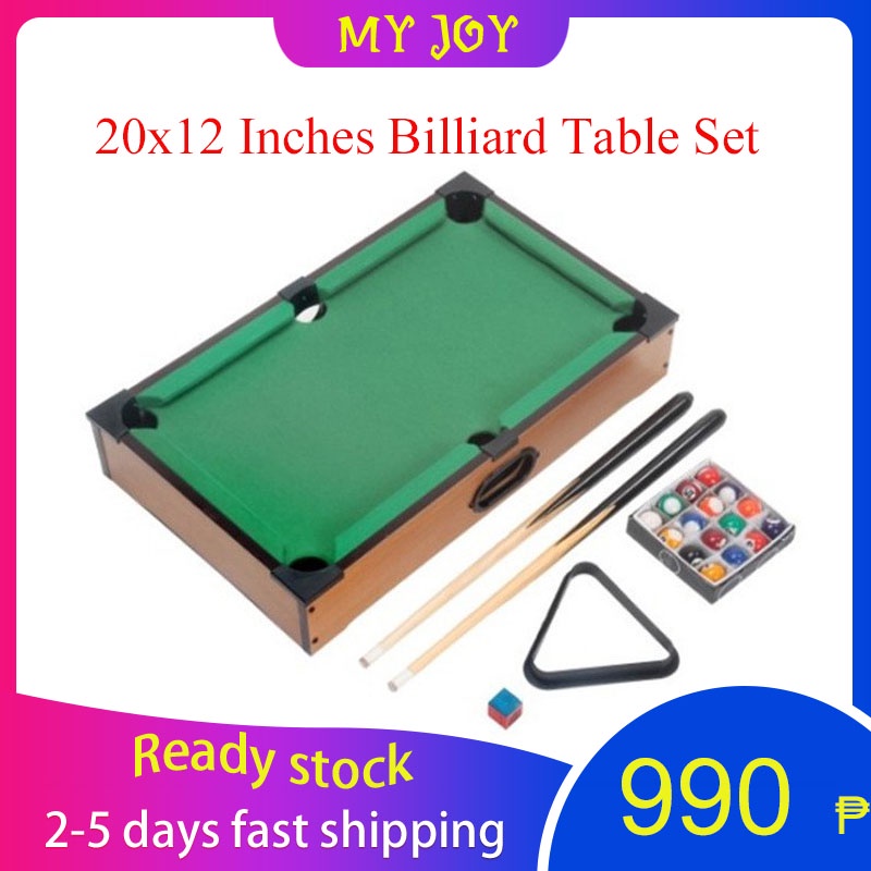 20x12 Inches Mini Billiard Table Set For Kids Boy Gift Wooden Pool Table Set Taco Billiards