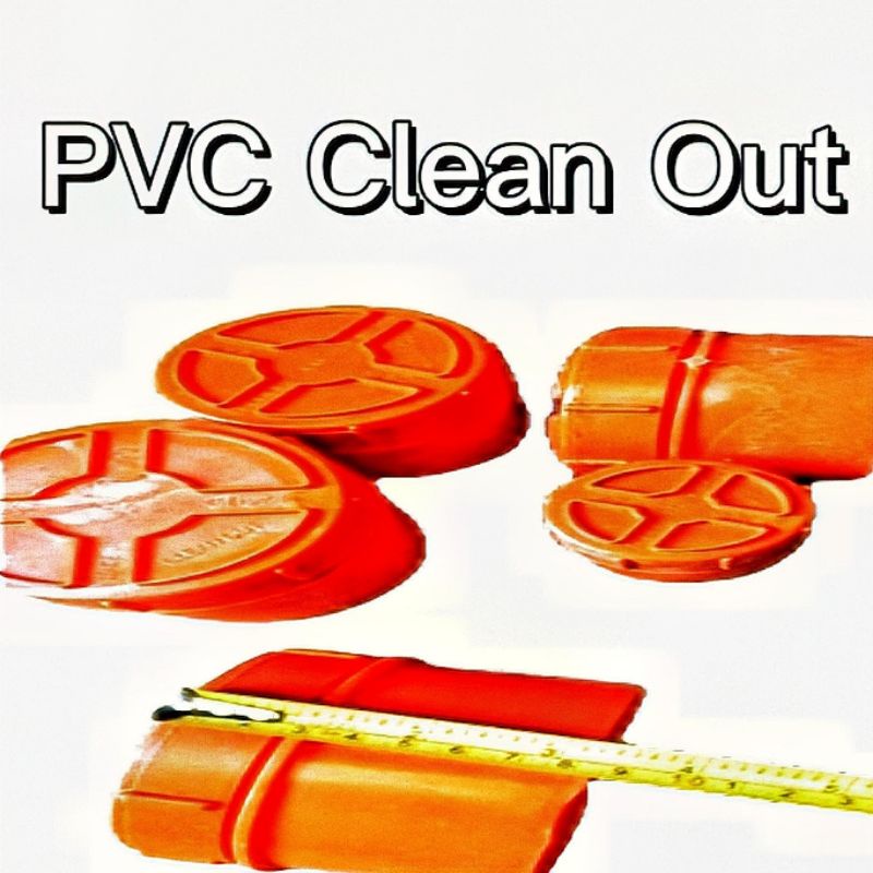 Pvc Plug/Clean Out BIG SIZES 2" 3" 4" 6"Orange Matibay, Makinis