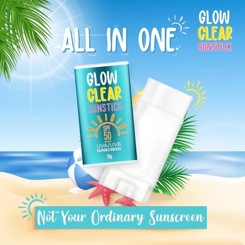 GLOW CLEAR SUNSTICK - with SPF 50+++ ALL-IN-ONE TRENDING SUNSTICK ...