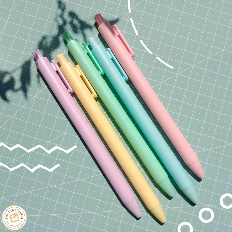 Pastel Mechanical Pulpen - Bolpoin Macaroon Pastel - Pen Pastel 