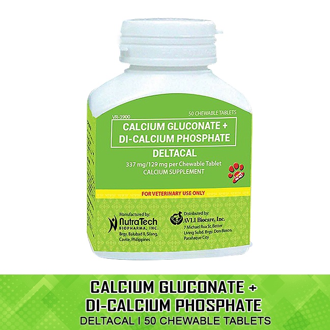 LKJDeltacal Calcium Pets Supplement (Calcium Gluconate + DiCalcium
