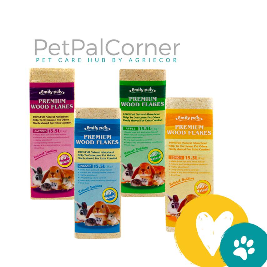 Agri & Pet "Kusot" Natural Premium Wood Shaving 1kg Bedding for Hamster