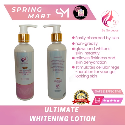 Bleaching Whitening Lotion- Be Gorgeous Best Seller Natural Ingredients Skin Friendly Lotion 250m