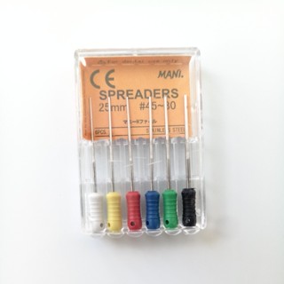 【Ready Stock】Dental MANI Stainless Steel Spreaders Hand Use files 21mm/25mm Endodontic Instrument #5