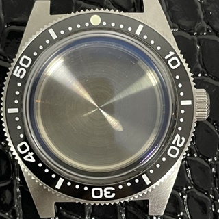 Watch Modify Parts 41mm Stainless Steel 62MAS Watch Case Sapphire Glass 300m Water Resistant Fit NH3 #5