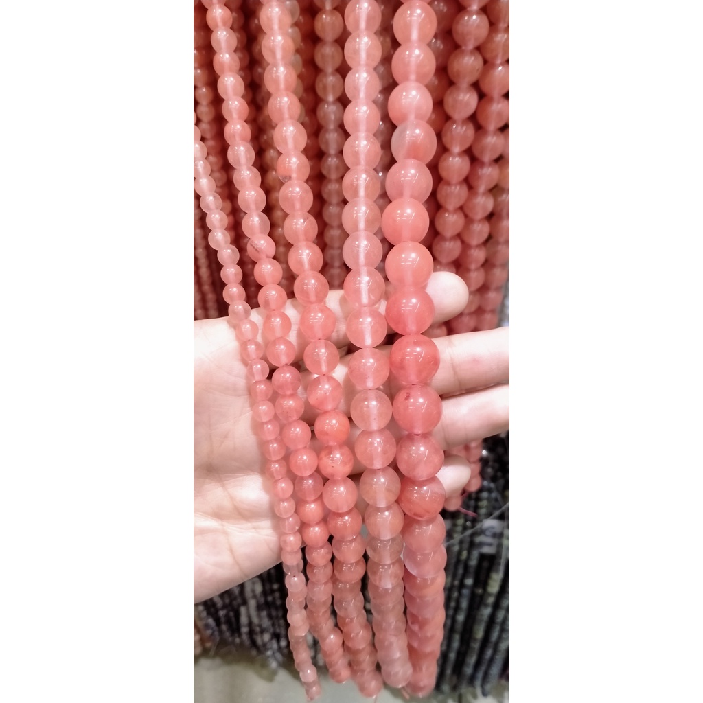 CHERRY QUARTZ SEMI PRECIOUS
