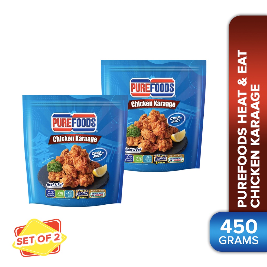 Purefoods Chicken Karaage 450g Set of 2 Shopee Philippines