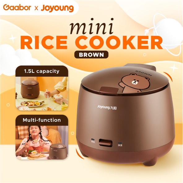 GAABOR x Joyoung 1.5L Mini Rice Cooker Good for 1 2 Person Nonstick