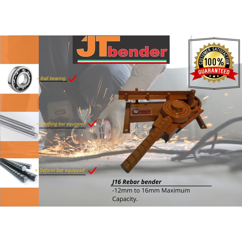 BENDER, REBARAR BENDER, HEAVY DUTY UPTO 16MM CAPACITY ORIGINAL JTbender