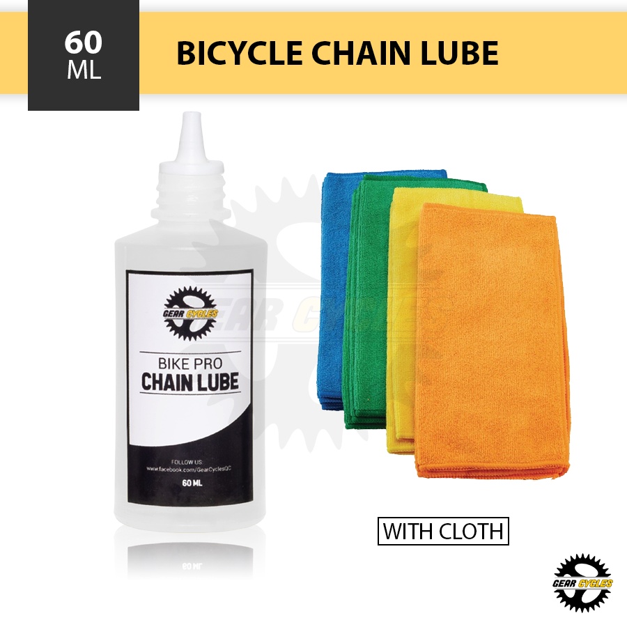 Gear Cycles Bike Pro Chain Lube 60ml Oil Gear Lubricant Mountain Road