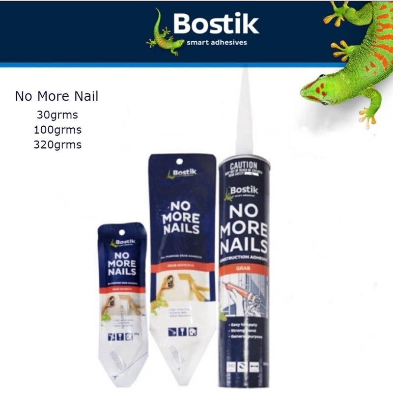 BOSTIK NO MORE NAILS ALLPURPOSE CONSTRUCTION ADHESIVE 30g 100g 320g