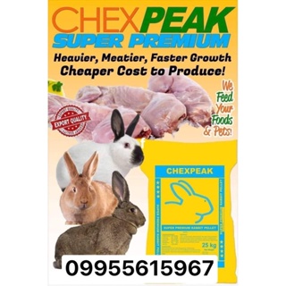 ❀3 Kilos Repacked( Super Premium,Breeder ,Maintenance Chexers  Rabbit Pellet Feeds