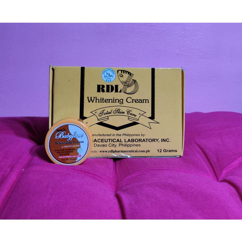 RDL Whitening Cream with Moisturizer (12g) Shopee Philippines