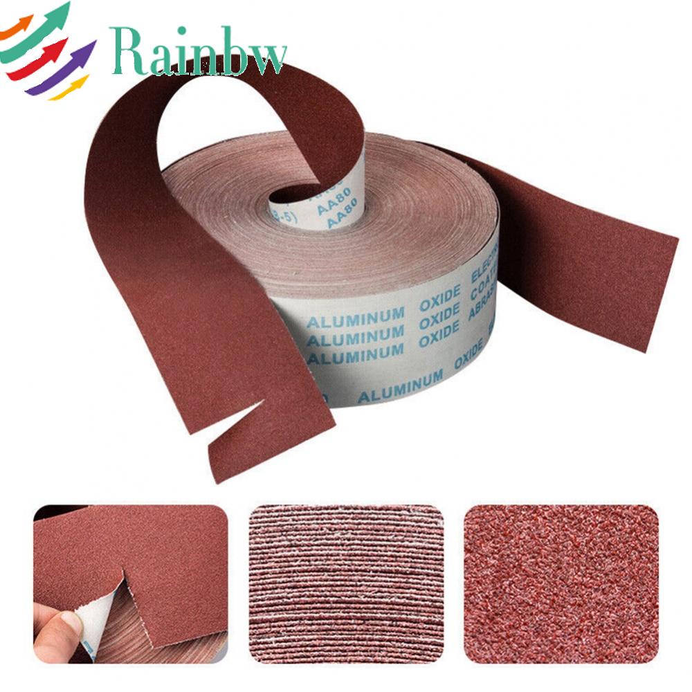 RAINBBWWSandpaper Roll 80800 Grit Emery Cloth Metalwork Tool Non