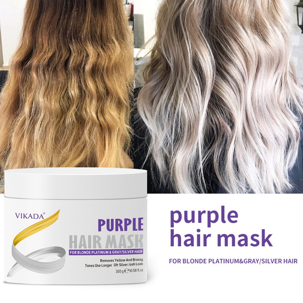Vitamin Keratin Purple Hair Mask Protein Deep Conditioner Repair Dry