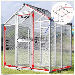 Pet Stock Large Ready Bird Cage Cover Play Top Parrot Cockatiel Cockatoo Finches Aviary HOT SALE #2