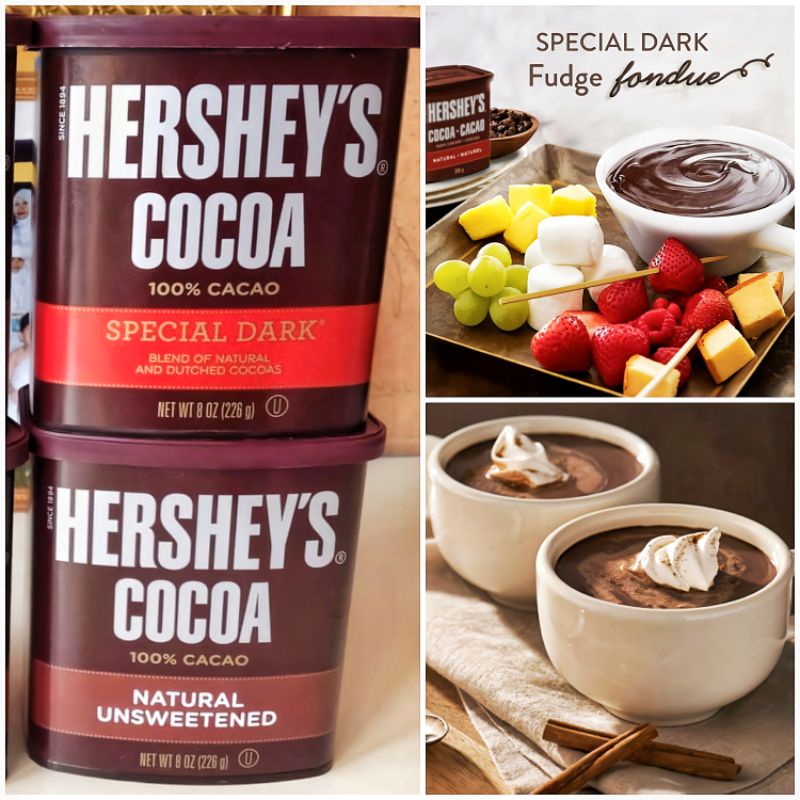 HERSHEY'S COCOA SPECIAL DARK 100 Cacao Cocoa, Baking Powder