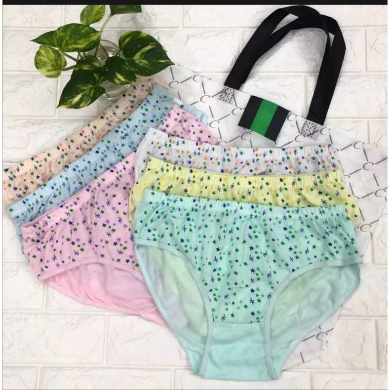 ROEN MOMMY PANTY BIG SIZE 6IN1 PACK (PRINTED, PLAIN) | Shopee Philippines