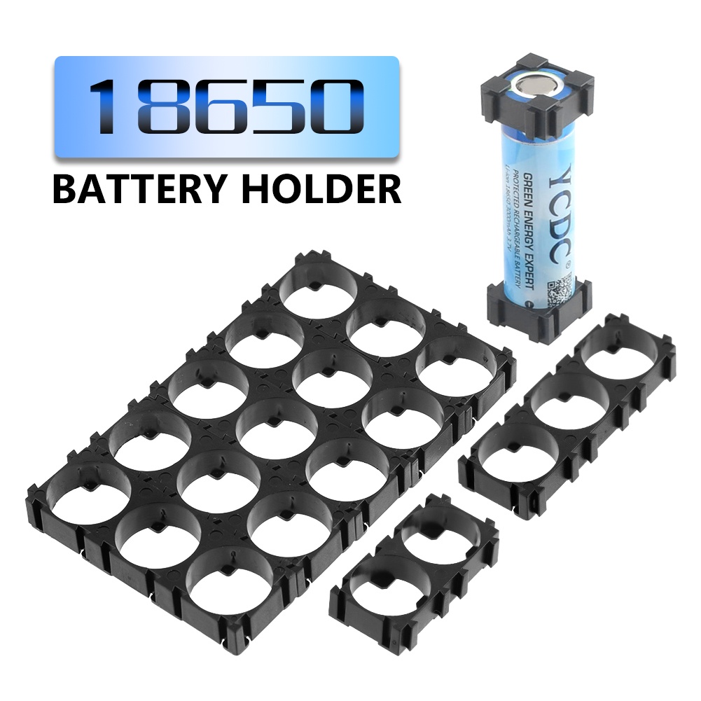10pcs-diy-18650-lithium-cell-cylindrical-battery-holder-case-batteries