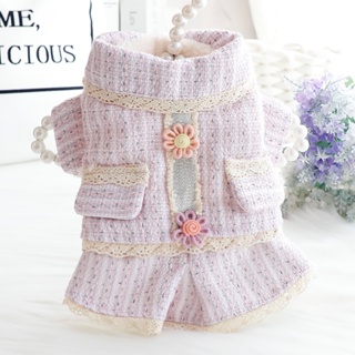 Floral Lace Dress Dog Clothes Puppy Clothes Cat Clothes Pet Clothes Dog Dress Puppy Dog Dress Cat Dress Dog Clothes Female Puppy Clothes Female Cat Clothes Female Pet Clothes Female Pet Essentials Small and Medium-Sized