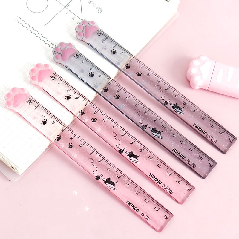 schoolhaul kawai cat rulers/ruler | Shopee Philippines