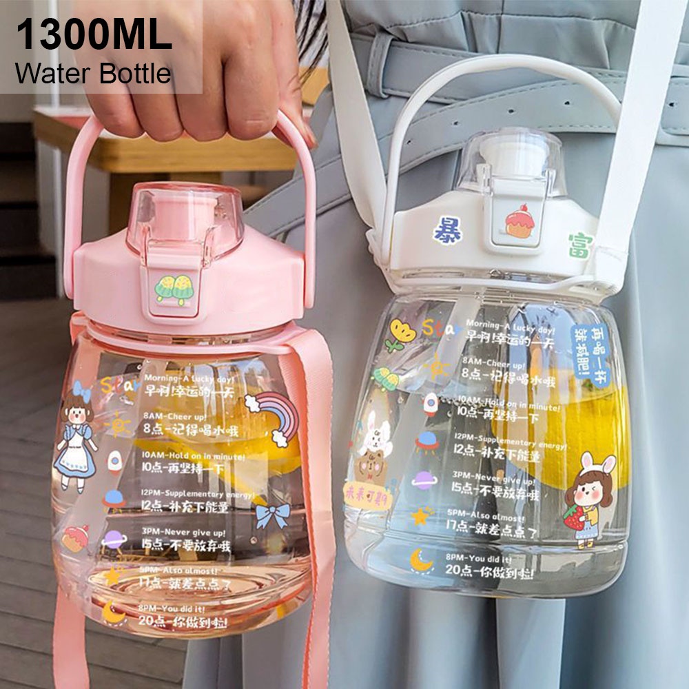 1300ml Custom Water Bottles With Shoulder Strap Tumbler Water Bottles