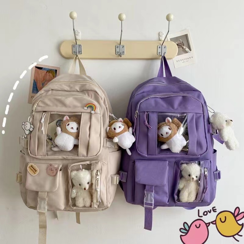 Large-capacity high school student backpack ins Japanese junior high ...