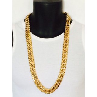 G WOLF 4mm Curb Chain Gold Necklace Cuban Curb Chain for Men 18k Saudi Gold Necklace Pawnable Origin #7
