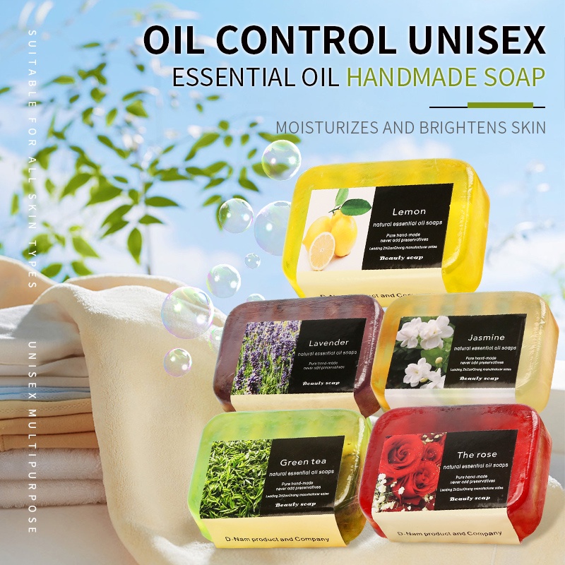 Beauty Bar Soap Handmade Soap Skin Lightening Soap with Hydromoist Essential Oil Handmade Soap