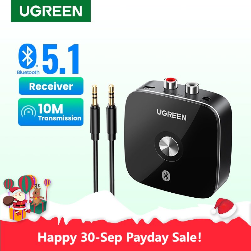 UGREEN Bluetooth Receiver 5.1 Wireless Audio Adapter aptX Wireless