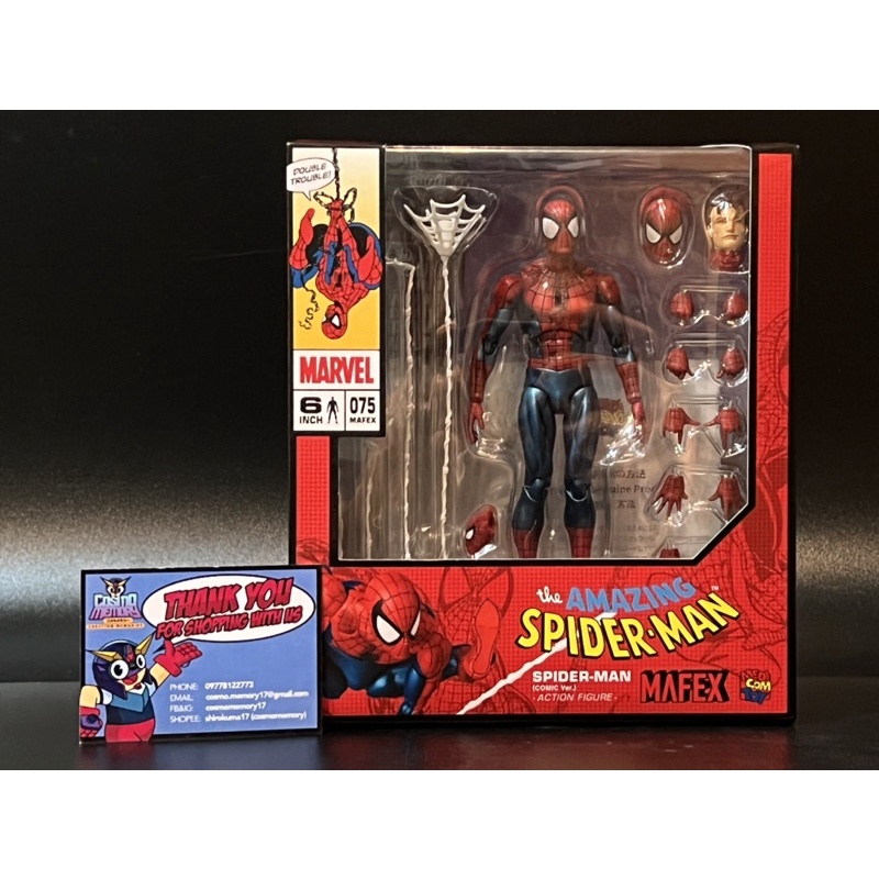 Mafex 075 The Amazing Spider Man (Comic Ver.) (Reissue) | Shopee Philippines