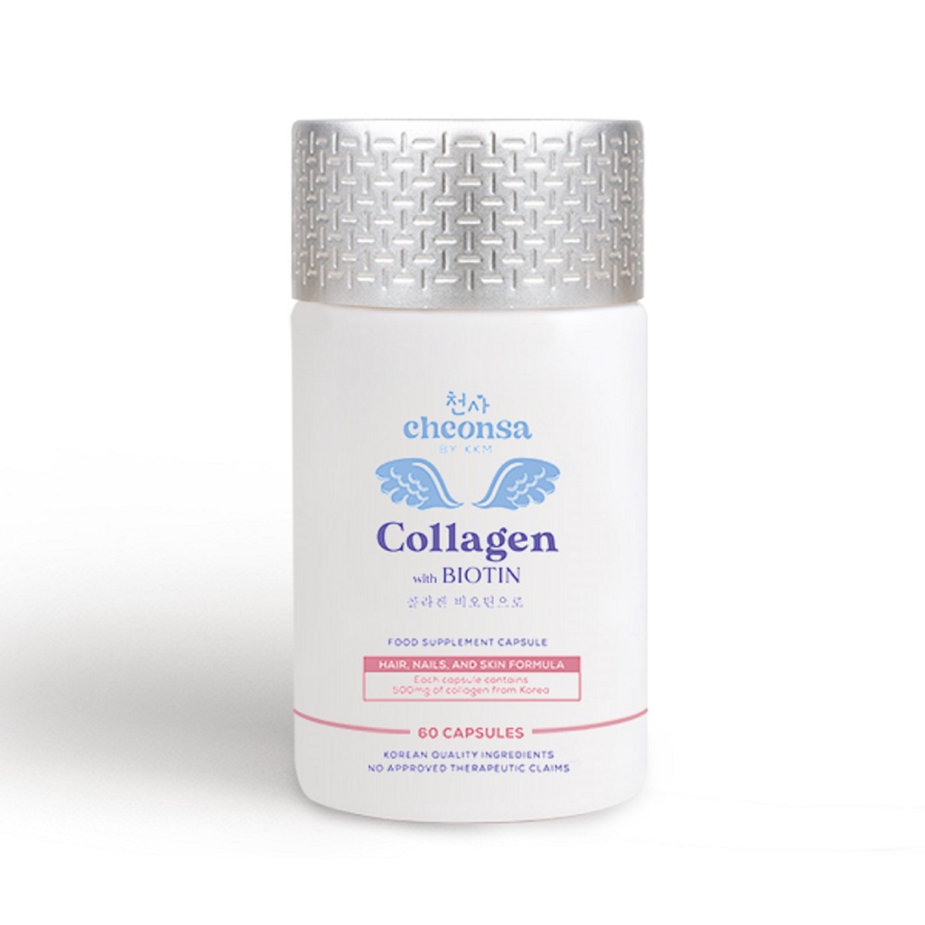 CHEONSA Collagen + Biotin 500mg x 60s Capsules | Shopee Philippines
