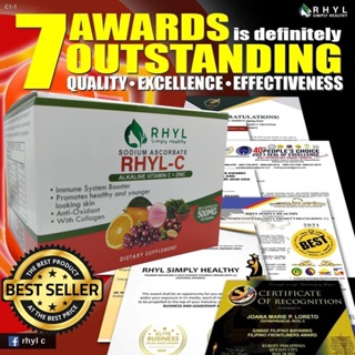 ☏(hot)RHYL C 6 in 1 Sodium Ascorbate Alkaline Vitamin C 500mg [100 Capsules/Bottle] 100% Natural and