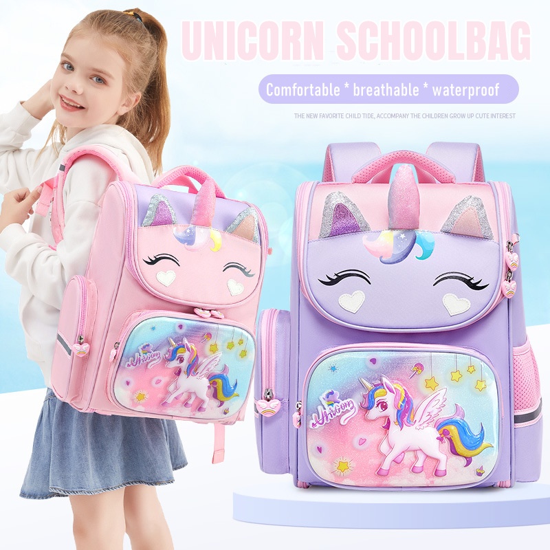 High Quality Unicorn bag sekolah girls unicorn kids backpack boys ...