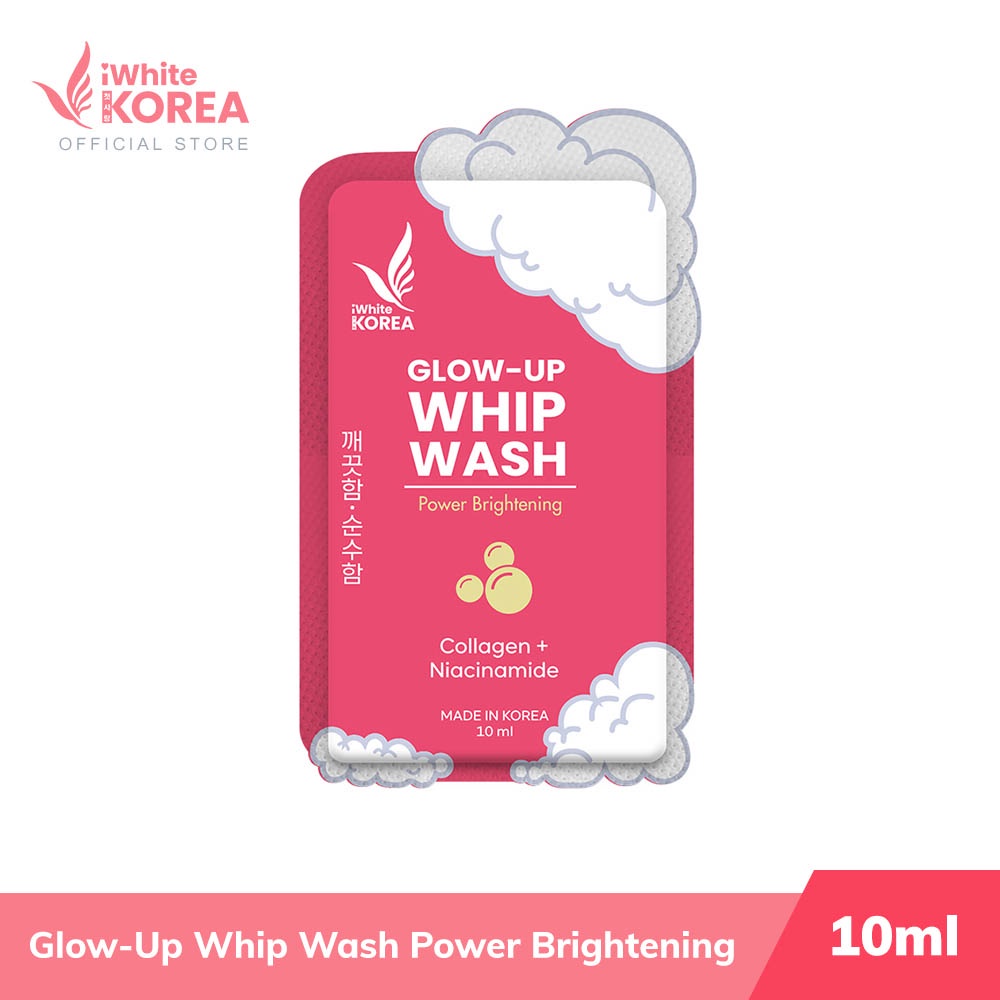 Iwhite Korea Glow Up Whip Wash Power Brightening 10ml Shopee Philippines