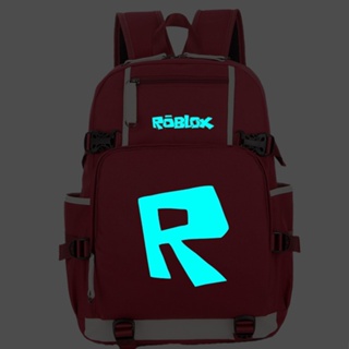 □ROBLOX luminous R game social network surrounding backpack student school bag new 2019 new #7