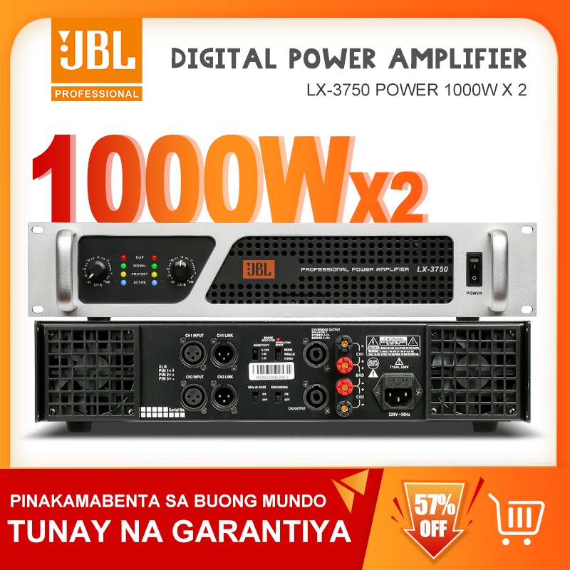 Amplifier JBL LX3750 audio amplifier 2 channel 4 Euro 8 Euro high