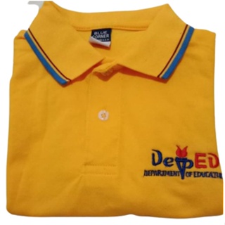 Polo Shirt with Embroidered DepEd Logo Blue Corner Unisex Wash Day Teachers Uniform Fashion Polo wit #3
