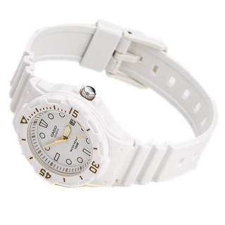 （hot）Casio (LRW-200H-7E2VDF) White Resin Strap Quartz 100 Meter Watch for Women #3