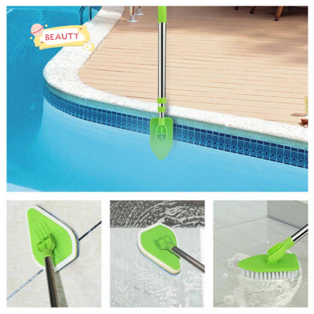 BEAUTY Bathroom Mop Durable Extension Pole Brush Head Floor Cleaner