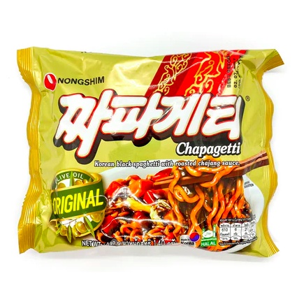 Korean Noodles JjaJangmyun Nongshim Chapagetti / Jjapagetti 140g(Halal ...