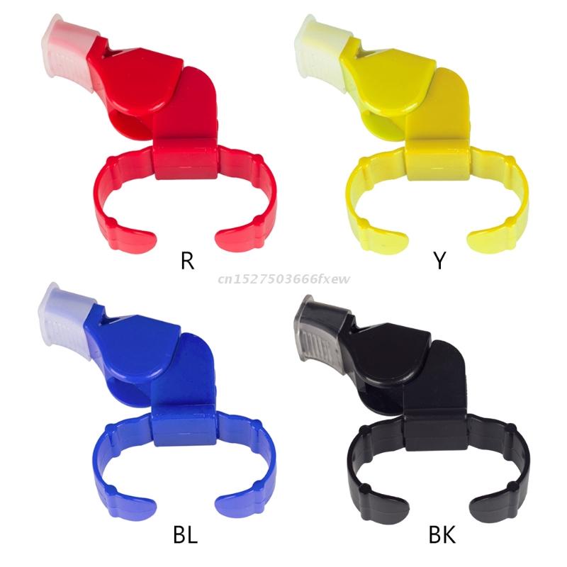 1Pc Plastic Referee Finger Grip Whistle Sports Soccer Football