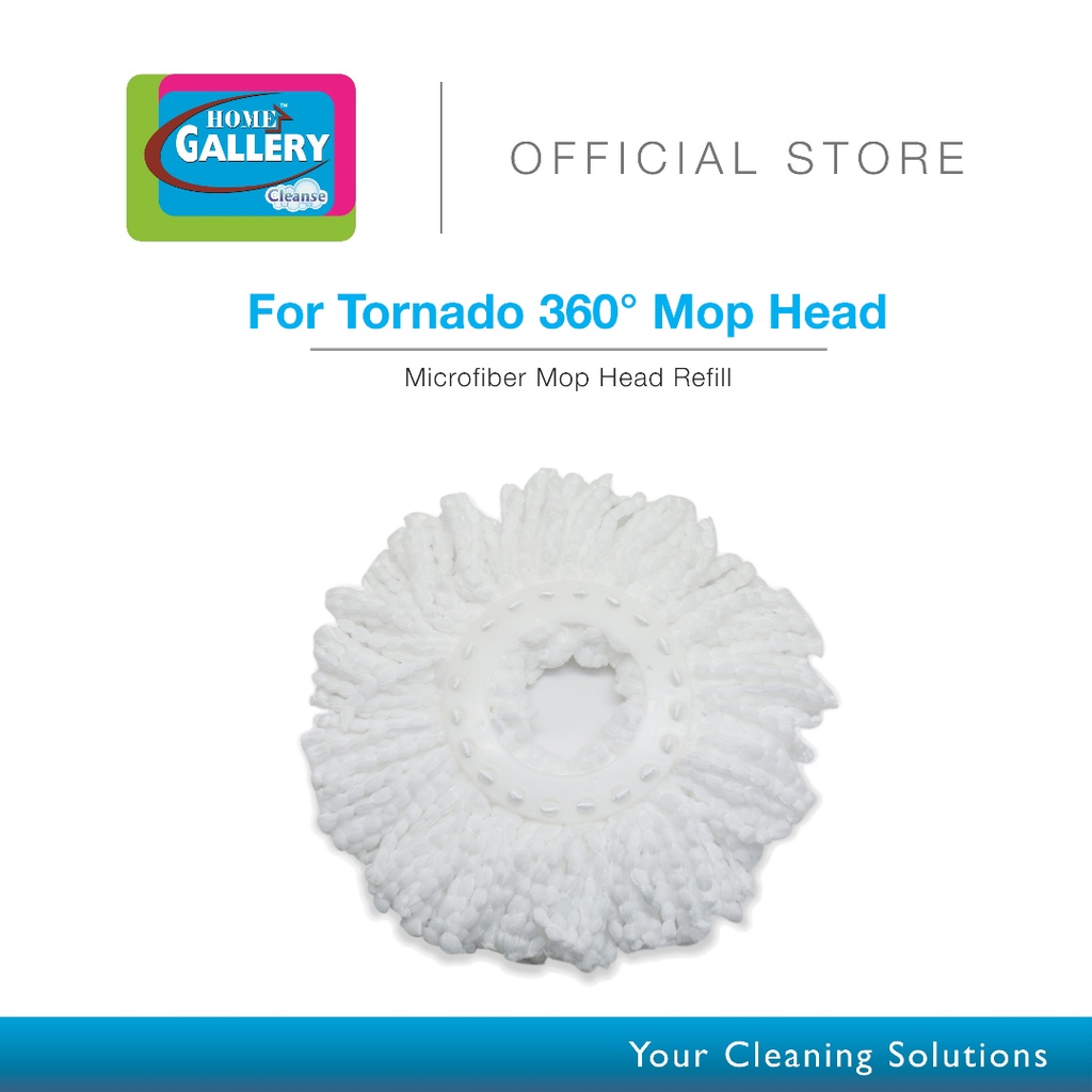 Home Gallery ZT11 Tornado Mop Microfiber Mophead Refill for ZT11 and