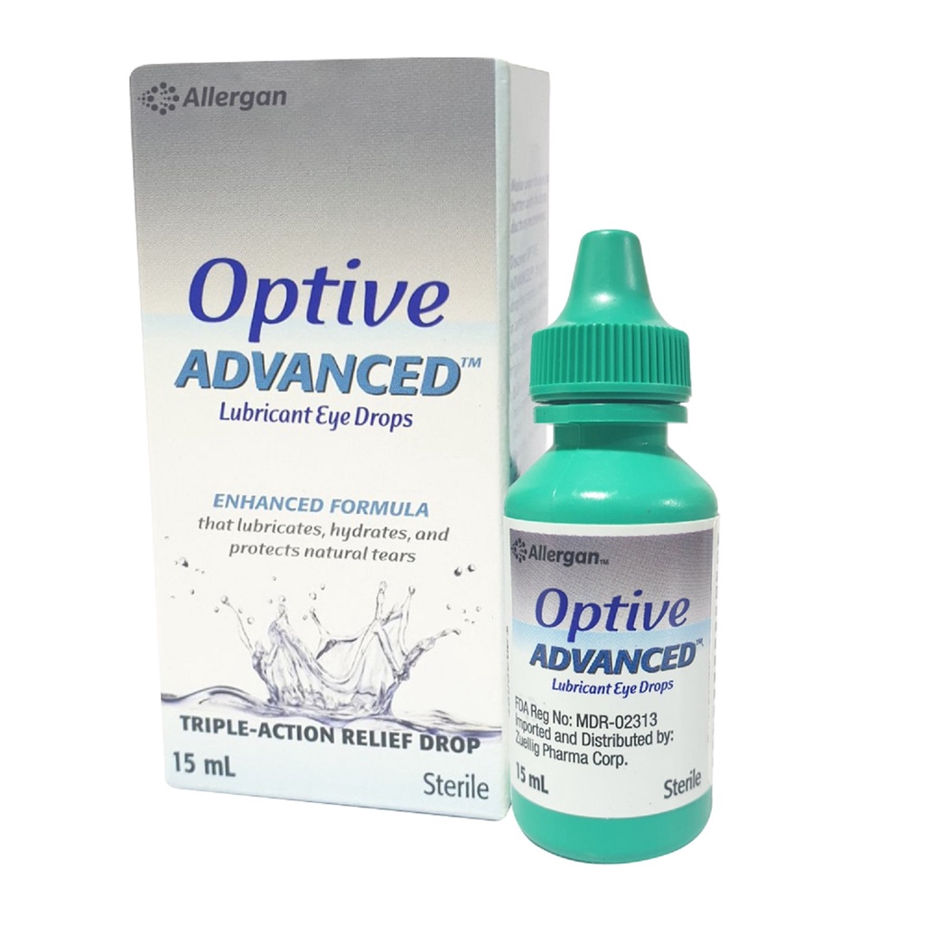 OPTIVE Carboxymethyl Cellulose Ophthalmic Drops 15ml Shopee Philippines